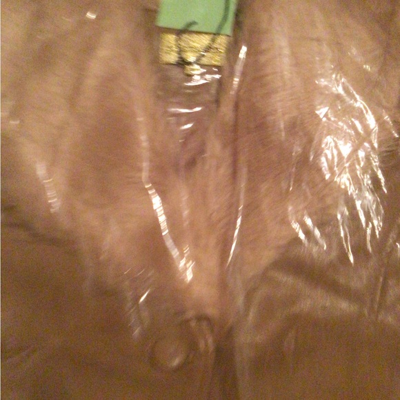 NEW rare petit Moments vegan camel trench coat - Picture 3 of 9